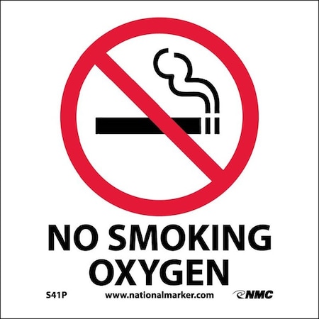 NO SMOKING OXYGEN W